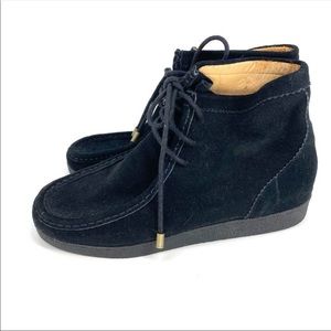 Isaac Mizrahi Suede Chukka Wedge Boot